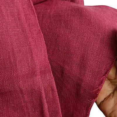 Pure Linen Fabric Pomegranate