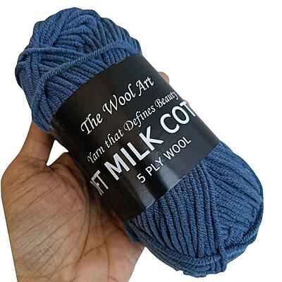 Soft Milk Cotton 69 Slate Blue