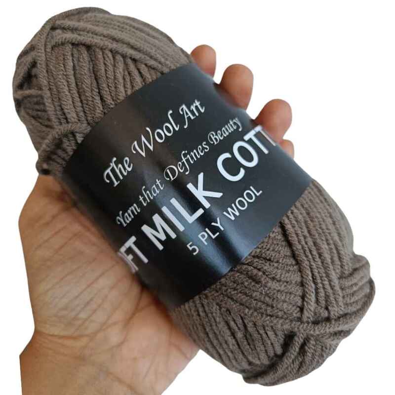 Soft Milk Cotton 80 Brown Derby Soft Milk Cotton 80 Brown Derby