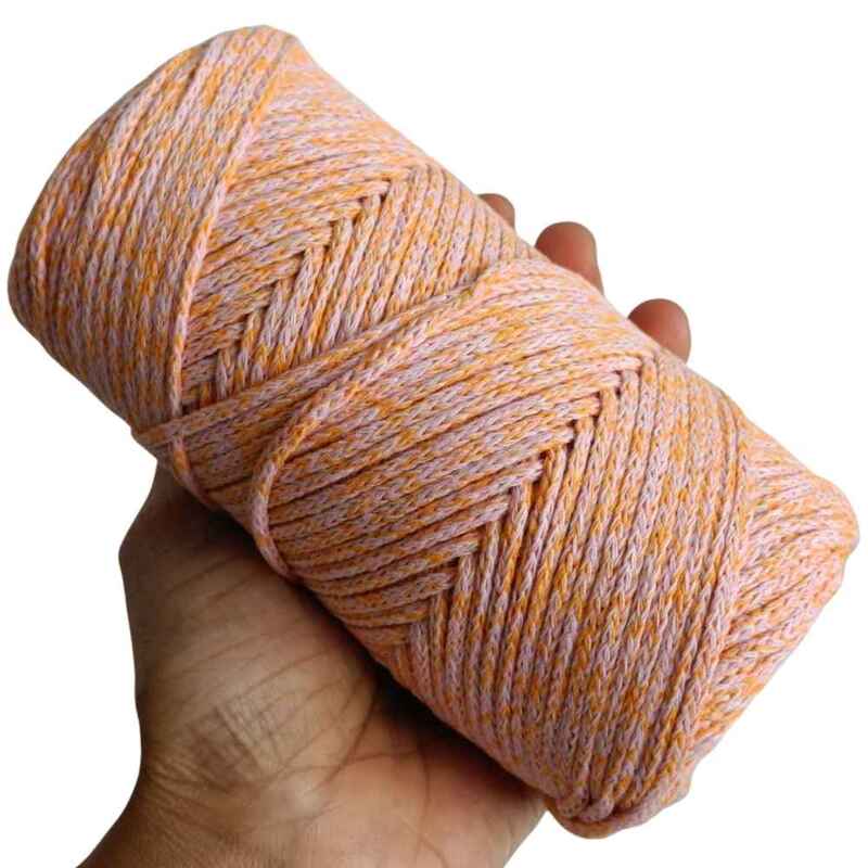 Bag thread 3mm Multi Orange 229