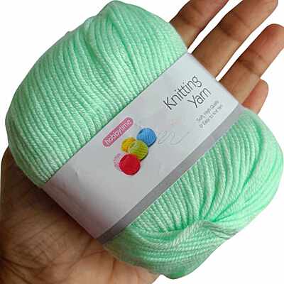 Hobbytime Knitting Yarn 102 Lite Green