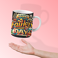 Happy Fathers Day Ceramic Coffee Mug - Best Gift for PAPA, Dad