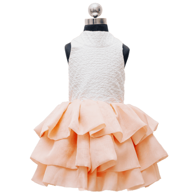 Peach Luxe Layered Tulle Dress Peach Luxe Layered Tulle Dress
