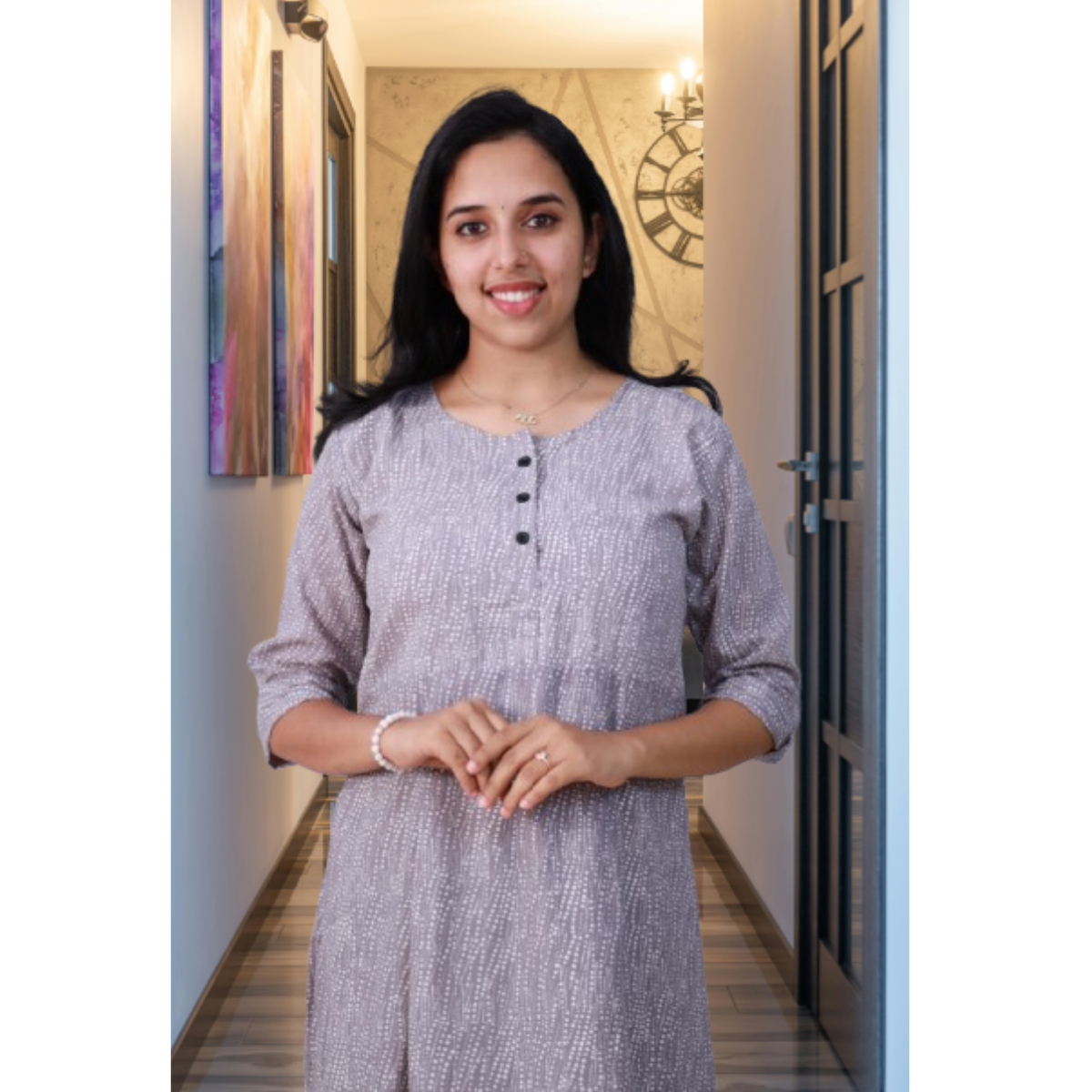 Isha snow Grey