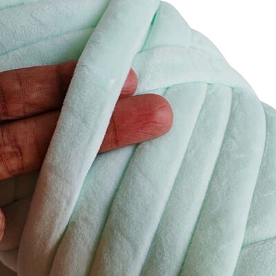 Jumbo Finger Knitting Yarn 15mm- 24 Pista Green