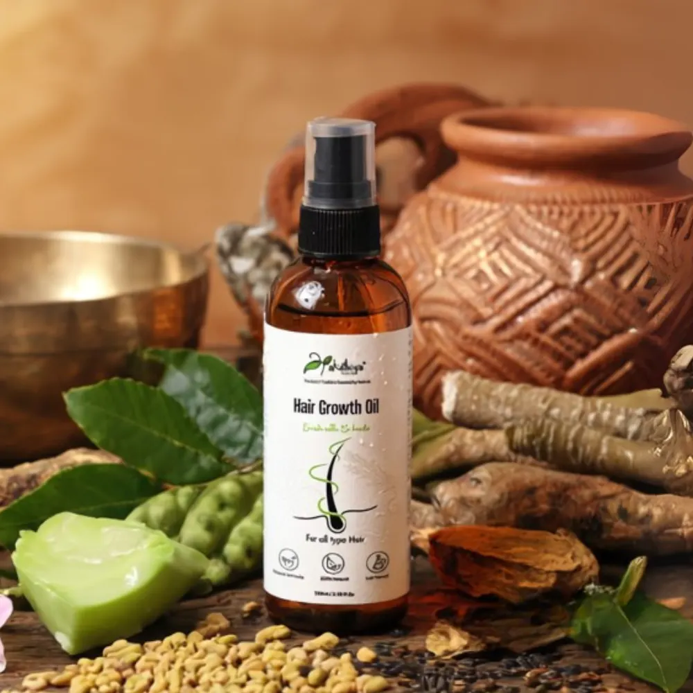 Hair Growth Oil (100ml) – Natural Elixir for Strong, Healthy Hair