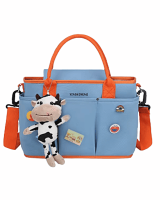 Waterproof Lightweight Fashion Multi-functional Portable Mommy Bag Large Capacity Cartoon Baby Cross-body Bag Mom Package