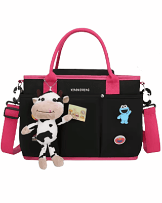 Waterproof Lightweight Fashion Multi-functional Portable Mommy Bag Large Capacity Cartoon Baby Cross-body Bag Mom Package
