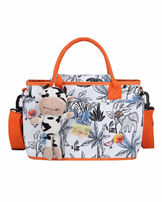 Waterproof Lightweight Fashion Multi-functional Portable Mommy Bag Large Capacity Cartoon Baby Cross-body Bag Mom Package