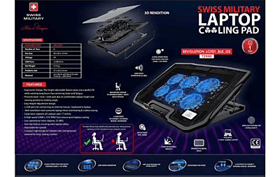 Laptop Cooling Pad Swiss Military