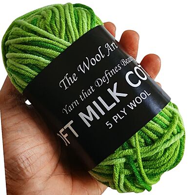 Soft Milk Cotton Multi 103 Variegated Green