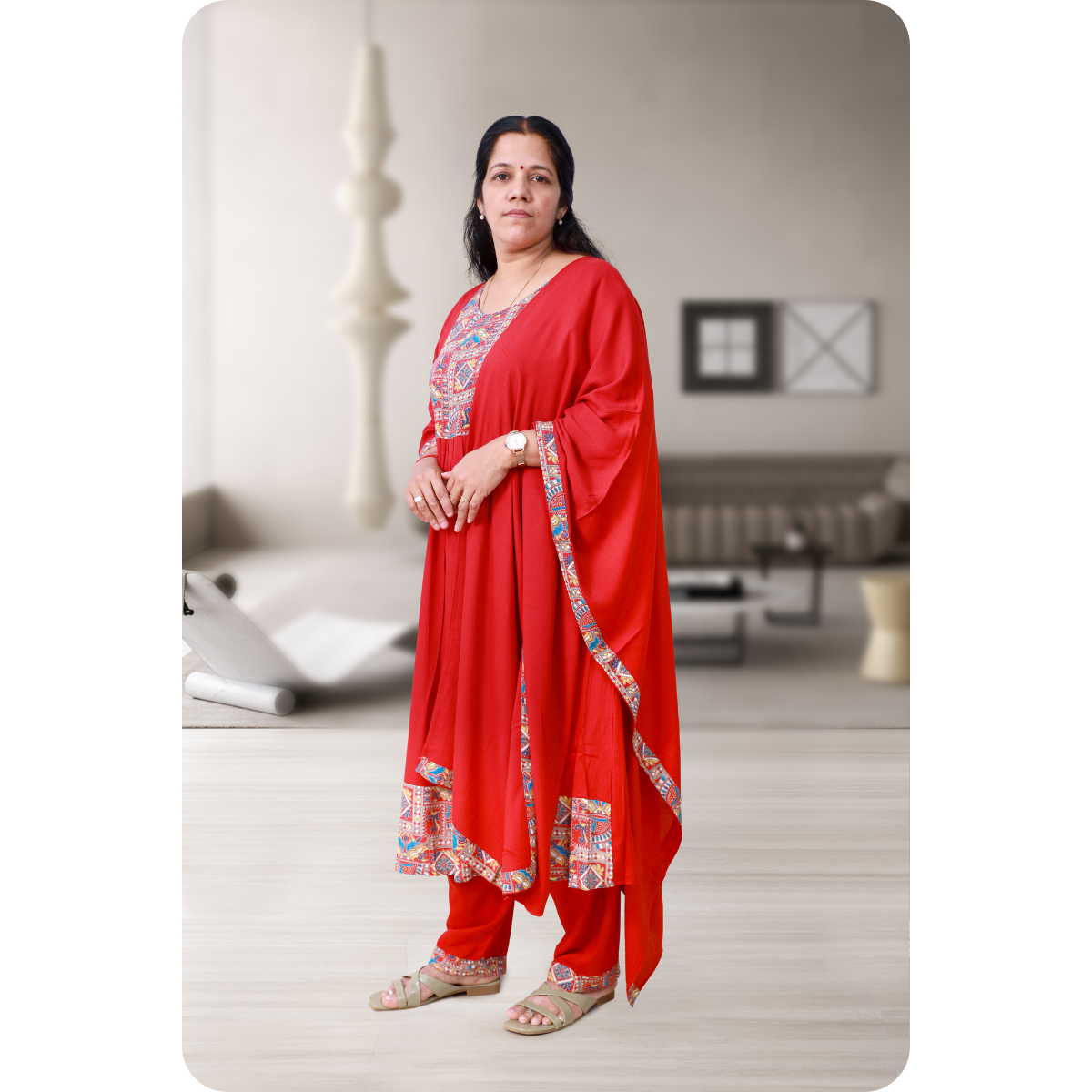 Yamika 3 Piece Set - Red