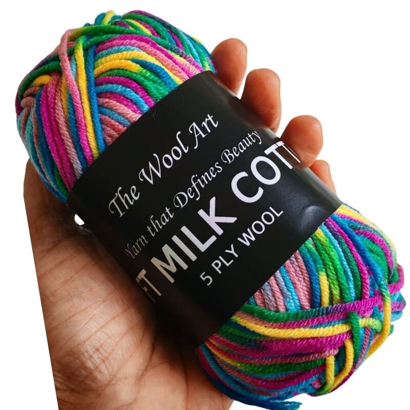 Soft Milk Cotton Multi 129 Happy Hues