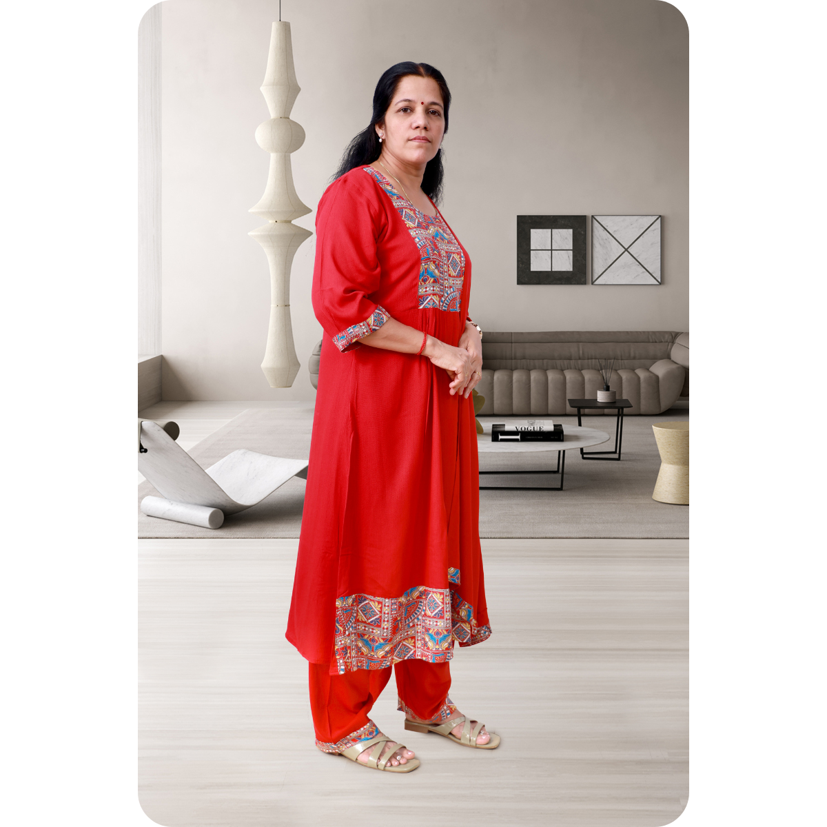 Yamika 3 Piece Set - Red