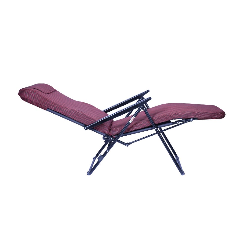 Tulip Recliner ROYAL - Black Maroon