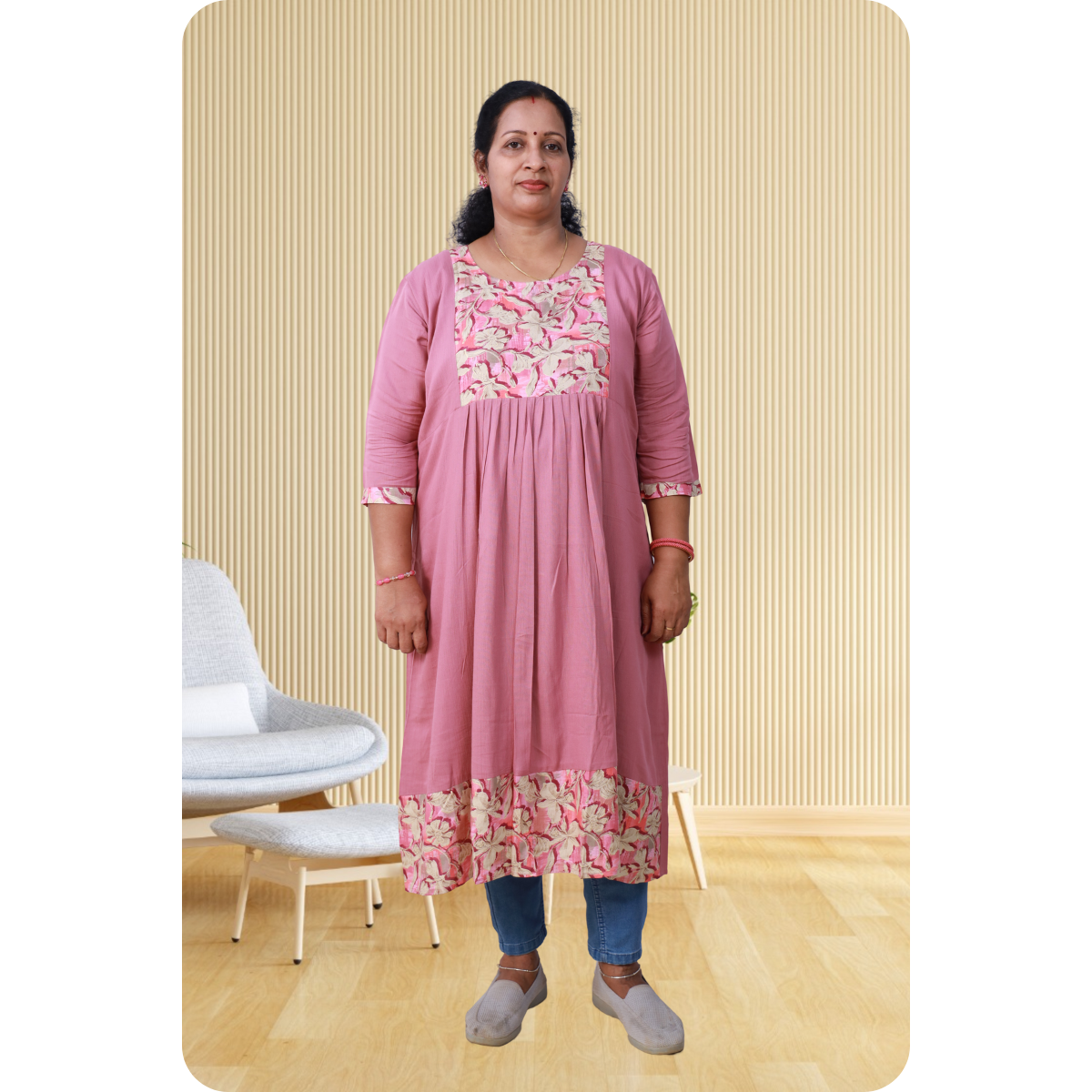 Della Wringle Rayon Pink