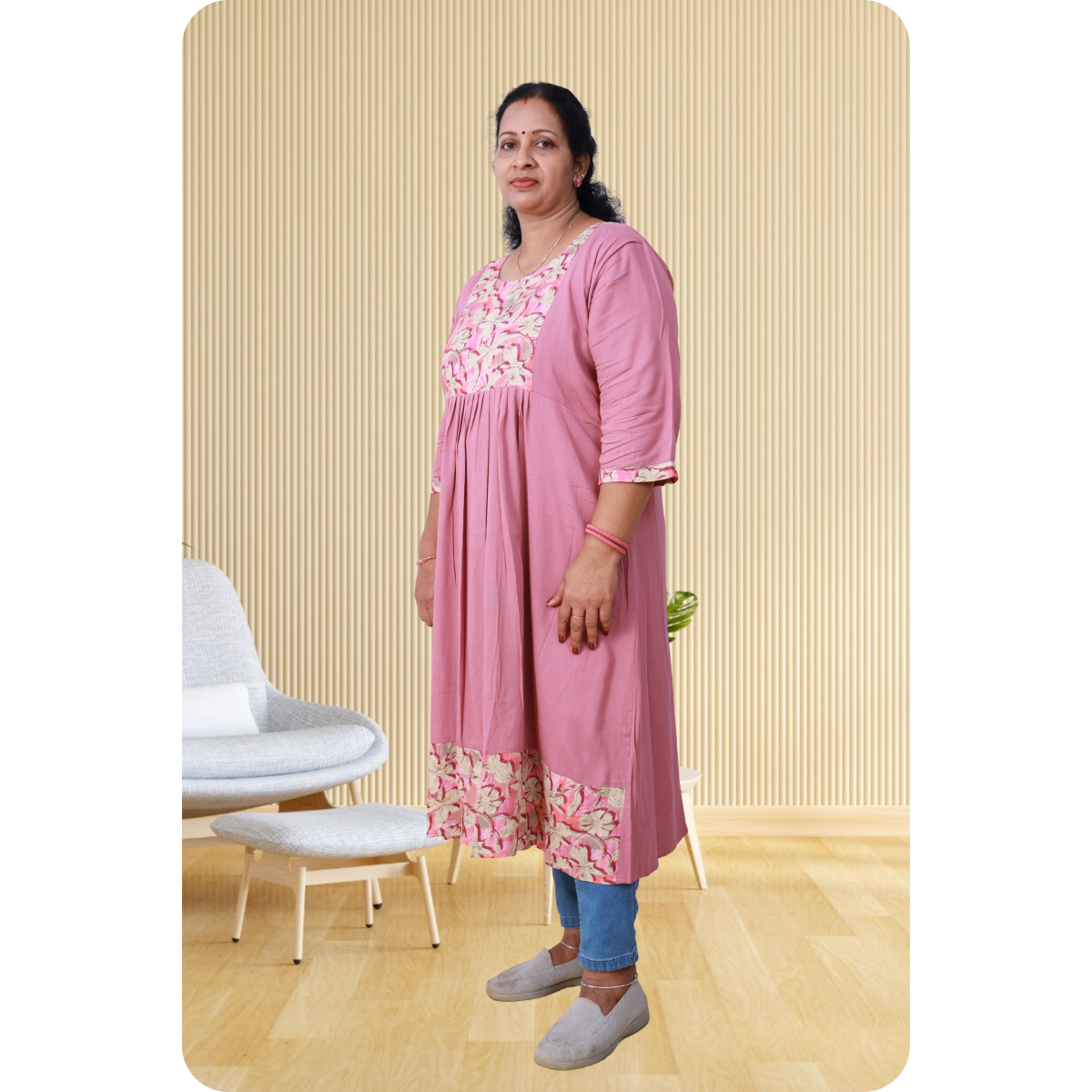 Della Wringle Rayon Pink