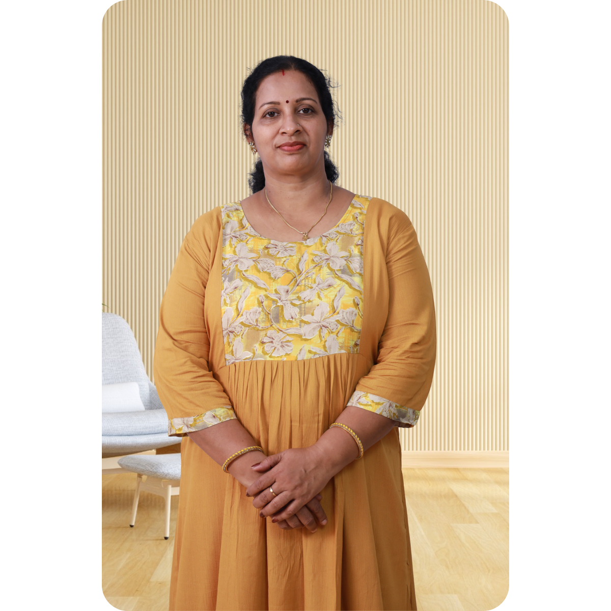 Della Wringle Rayon Yellow