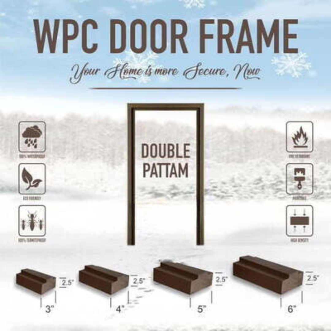 Door Frame 6" X 2.5" Double Pattam Door Frame 6" X 2.5" Double Pattam