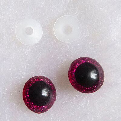 Safety Eyes Glitter- Pink