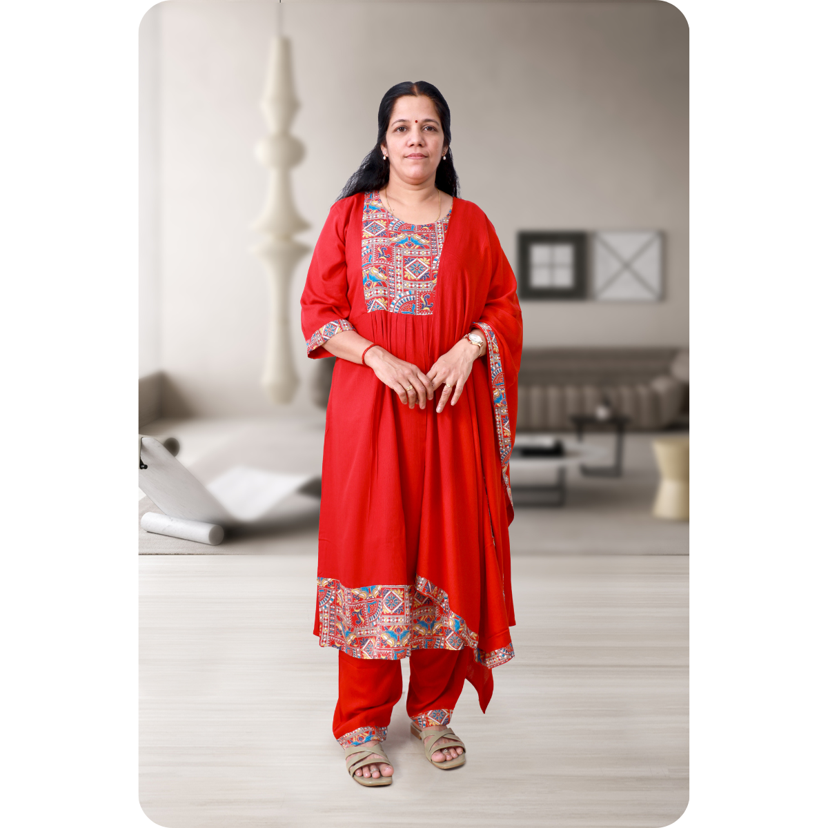Yamika 3 Piece Set - Red