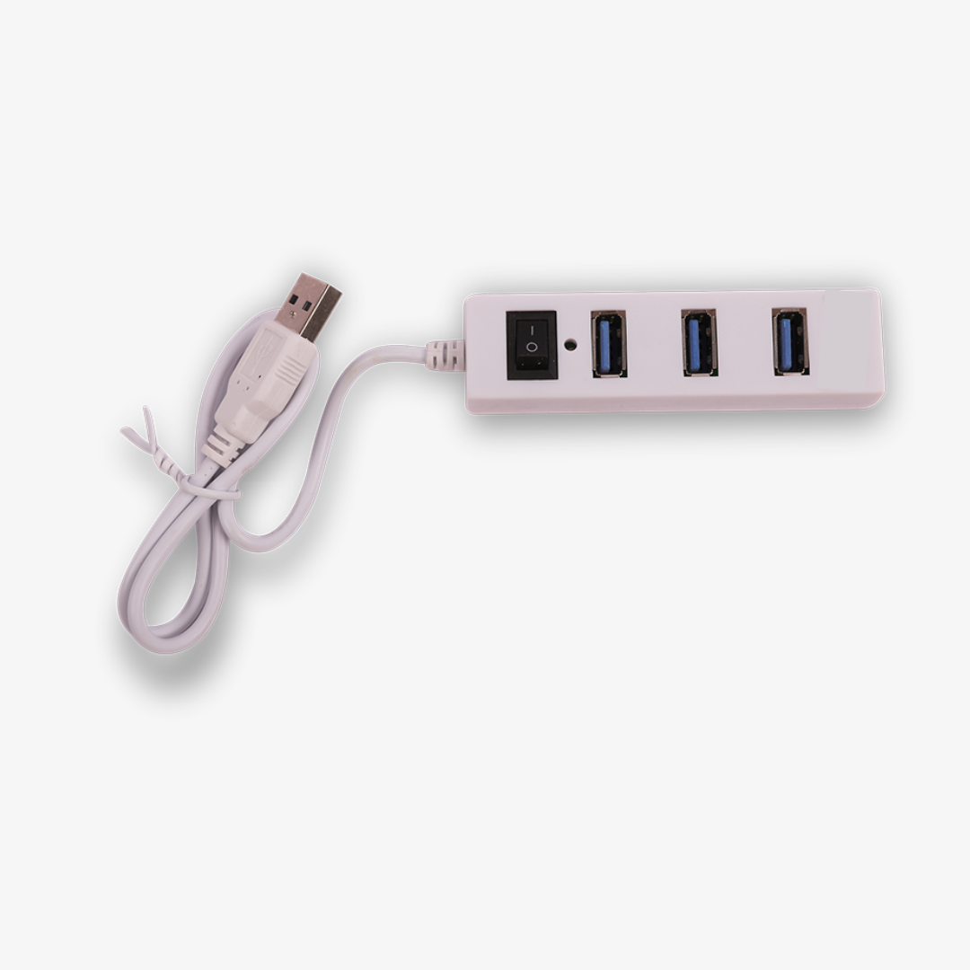 USB 2.0 High-Speed 480 Mbps 4 Port USB Hub With Switch USB 2.0 High-Speed 480 Mbps 4 Port USB Hub With Switch
