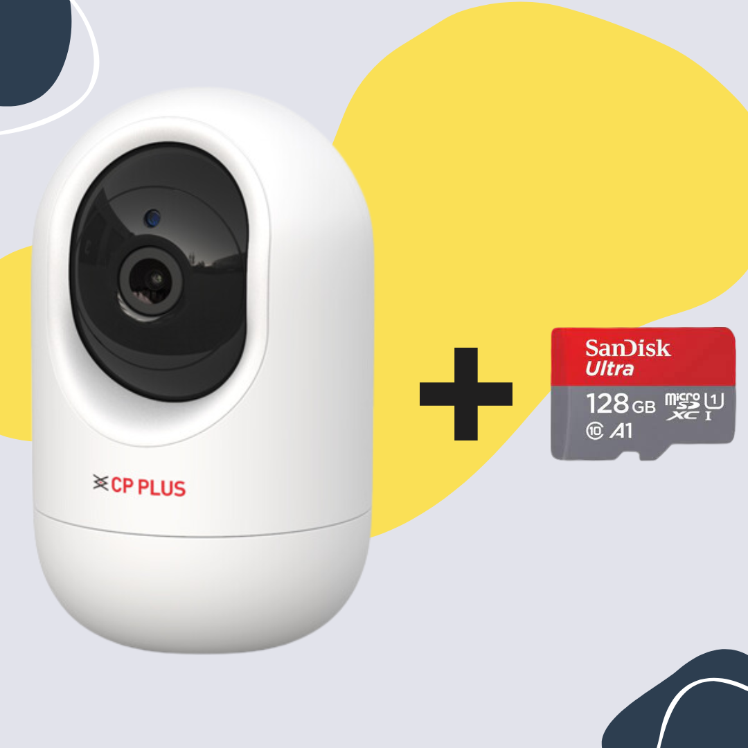 CP-E34A 3MP Wi-Fi PT Camera + 128GB Scandisk Card