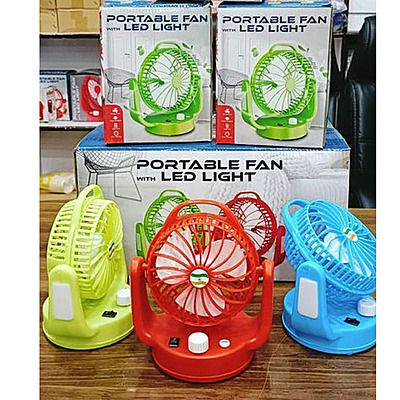 Robot Model Rechargeable Mini Fan Plastic Multicolor Portable Fan With Light, 5 Inch, 45 W Robot Model Rechargeable Mini Fan Plastic Multicolor Portable Fan With Light, 5 Inch, 45 W
