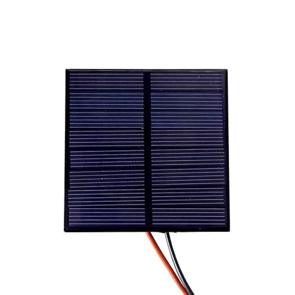55 ×55 epoxy solar panel 4V 100MH Wire Attached For Diy Projects