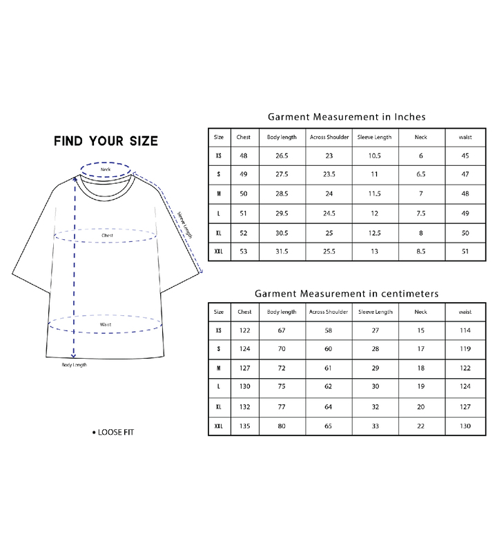 MALE LOOSE FIT T-SHIRT MUSTARD COLOR