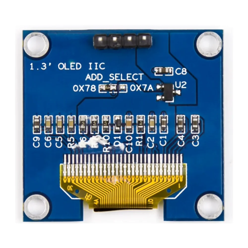 0.96 Inch I2C/IIC 4pin OLED Display Module BLUE with Green mark module 0.96 Inch I2C/IIC 4pin OLED Display Module BLUE with Green mark module