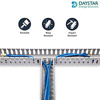 Cable Tray PVC FRLS Type Standard Slot Cable Manager Duct 45MM X 60MM X 100MM Cable Tray PVC FRLS Type Standard Slot Cable Manager Duct 45MM X 60MM X 100MM