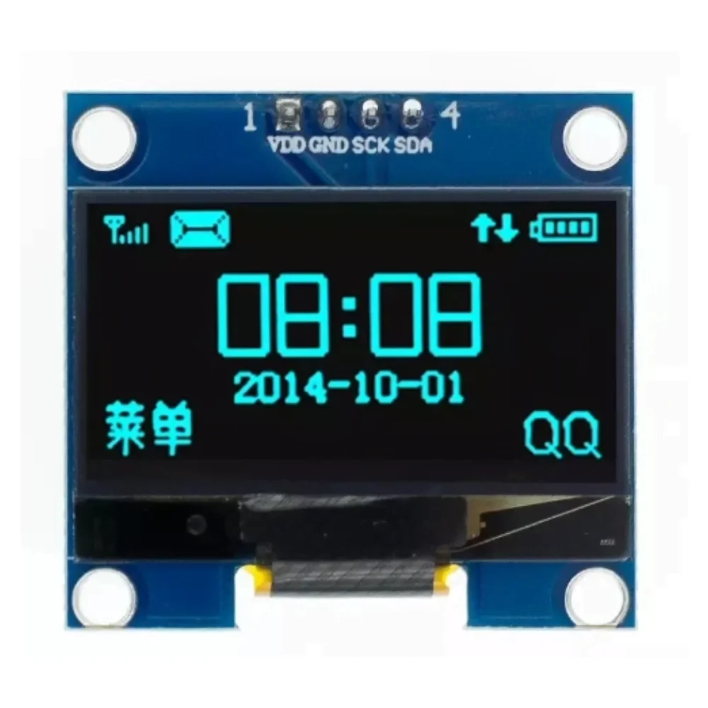 0.96 Inch I2C/IIC 4pin OLED Display Module BLUE with Green mark module 0.96 Inch I2C/IIC 4pin OLED Display Module BLUE with Green mark module