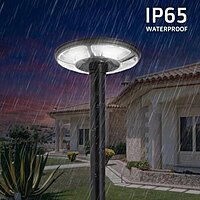 Thali UFO Model Solar Light Home Garden LED Waterproof Outdoor Lamp