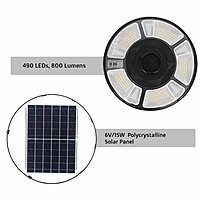 Thali UFO Model Solar Light Home Garden LED Waterproof Outdoor Lamp