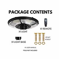 Thali UFO Model Solar Light Home Garden LED Waterproof Outdoor Lamp