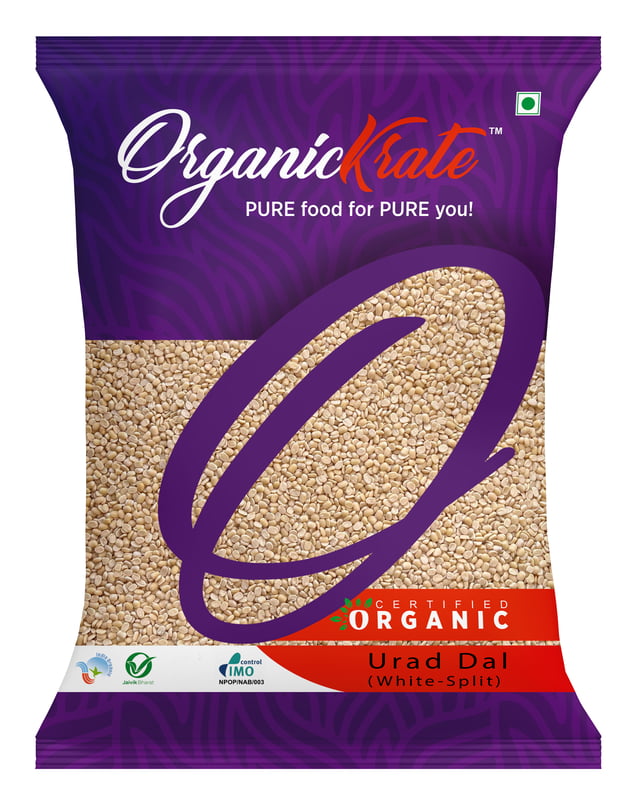 OrganicKrate Urad Dal Split Without Shell OrganicKrate Urad Dal Split Without Shell