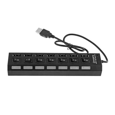 Usb Hub 7 Port with Individual Power Switches and Lights Usb Hub 7 Port with Individual Power Switches and Lights