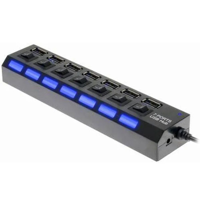 Usb Hub 7 Port with Individual Power Switches and Lights Usb Hub 7 Port with Individual Power Switches and Lights