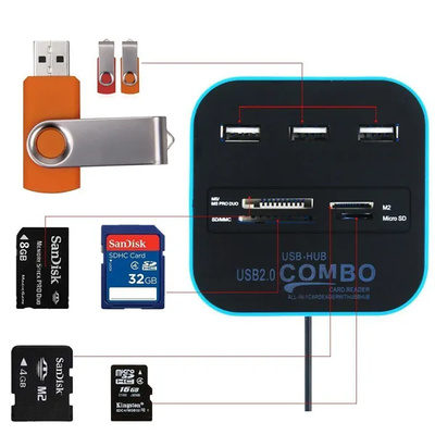 Usb Hub With Card Reader