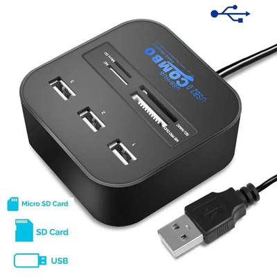 Usb Hub With Card Reader