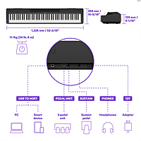 Yamaha-P-145BT-Digital-Piano-with-Bluetooth®-Audio-Function-Black