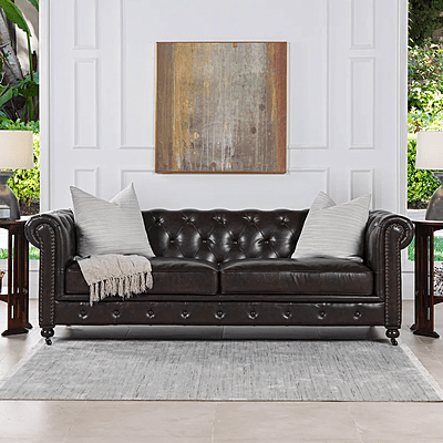 VIKINTERIO Samode Chesterfield Leather Sfa VIKINTERIO Samode Chesterfield Leather Sfa