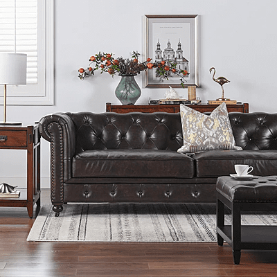VIKINTERIO Samode Chesterfield Leather Sfa VIKINTERIO Samode Chesterfield Leather Sfa