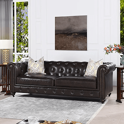 VIKINTERIO Samode Chesterfield Leather Sfa VIKINTERIO Samode Chesterfield Leather Sfa