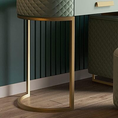 Vikinterio Makeup Vanity Marble Dresser Leather Surrounded Makeup Table Retractable Bedside Table with Touch Mirror 3 Drawers Dresser Desk Vikinterio Makeup Vanity Marble Dresser Leather Surrounded Makeup Table Retractable Bedside Table with Touch Mirror 3 Drawers Dresser Desk