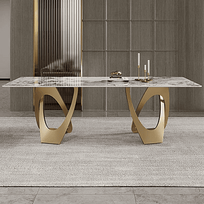 Vikinterio SS Eight Seater Dining Table Set Vikinterio SS Eight Seater Dining Table Set