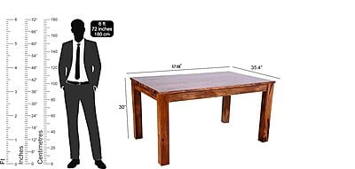 VIKINTERIO Six Seater Rose Wood Dining Table VIKINTERIO Six Seater Rose Wood Dining Table