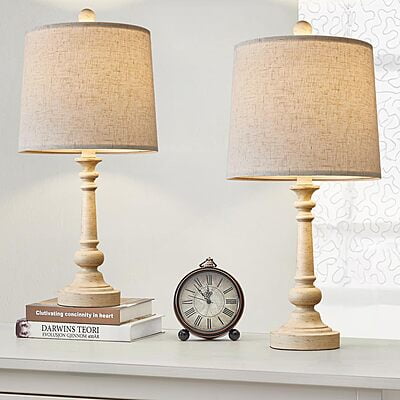 21" Retro Style Farmhouse Table Lamp Sets of 2 for Living Room 21" Retro Style Farmhouse Table Lamp Sets of 2 for Living Room