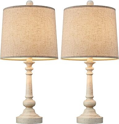 21" Retro Style Farmhouse Table Lamp Sets of 2 for Living Room 21" Retro Style Farmhouse Table Lamp Sets of 2 for Living Room